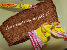 Cake aux carambars facile