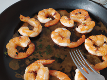 Crevettes flambées au rhum (ou whisky)