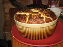 Soufflé au trois fromages