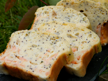 Cake léger au saumon fumé et au citron
