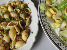 Salade de Conchiglie Rigate et poulet grillé au Parmesan et origan