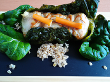 Poulet en feuille de Nori