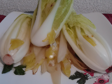 Endives au nuoc mam et au gingembre