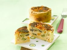 Tarte fondante aux légumes