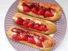 Eclairs à la fraise