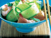 Salade de Concombre de France à la thaï
