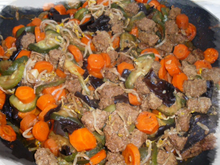 Wok de légumes et nouilles chinoises