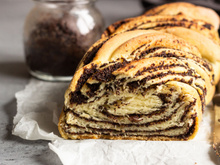 Brioche babka aux graines de pavot, sans oeufs