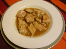 Escalopes à la pâte de spéculoos