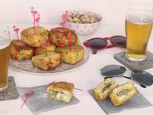 Bouchées mozza comté et tapenade