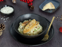 Risotto au champagne et au foie gras
