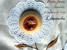 Petits fours aux amandes et confiture de lait