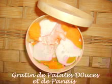Gratin de patates douces et de panais