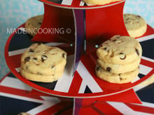 Shortbreads aux pépites de chocolat gourmandes