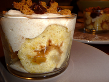 Gâteau roulé et sa mousse caramel spéculoos