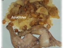Couscous sucré au poulet