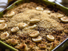 Tarte pommes bananes crumble