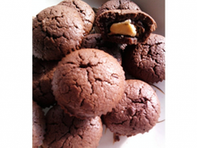 Muffin chocolat au cœur de chocolat blanc