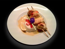 Brochettes de poulet sauce Satay