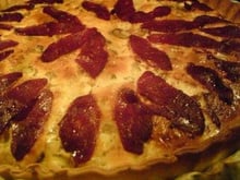 Tarte aux magrets fumés