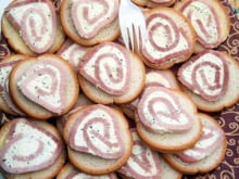 Toasts au jambon et boursin