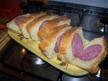Saucisson brioché lyonnais de ma maman