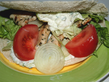 Souvlakis au poulet
