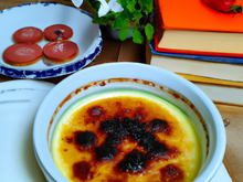 Crème brûlée au coquelicot