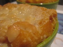 Courge butternut en béchamel gratinée