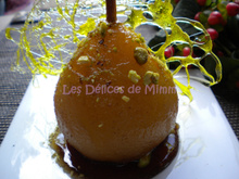 Poires au caramel de thé