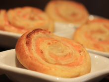 Roulés de saumon et tartare