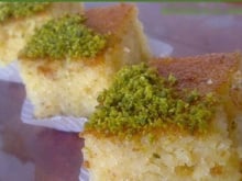 Basboussa aux pistaches