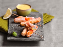 Tempura originale de surimi au lemon curd salé