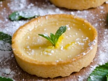 Tartelettes à la crème au citron