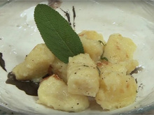 Gnocchi au beurre de sauge
