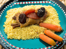 Couscous de lapin aux pruneaux