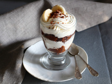 Trifle au Nutella et banane