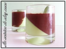 Pana cotta menthe/chocolat