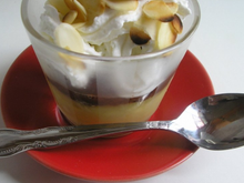 Verrine bananasplit