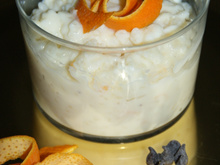 Riz au lait aux zestes d'orange