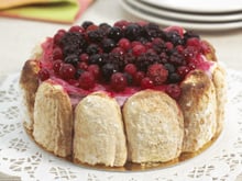 Charlotte aux fruits rouges maison fromage blanc et mascarpone
