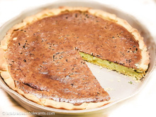 Tarte à l'ail rose de Lautrec sans gluten