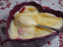 Sabayon "Gargouil" aux fraises, framboises et banane