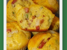 Muffins salés et légers à la farine de maïs