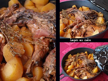 Tajine de lapin au cidre et aux pruneaux