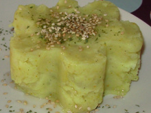 Purée au lait de coco épicée au curry