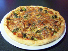 Tarte toute simple au poulet et aux légumes