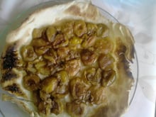 Tarte aux prunes jaunes