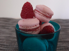 Macarons à la framboise maison