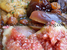 Tajine de poulet aux figues fraiches et fruits secs !